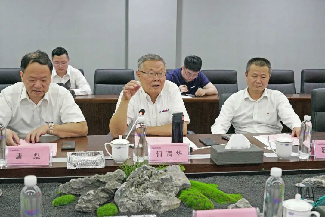 中铁装备赵华总司理莅临利来老牌国际官网智能交流