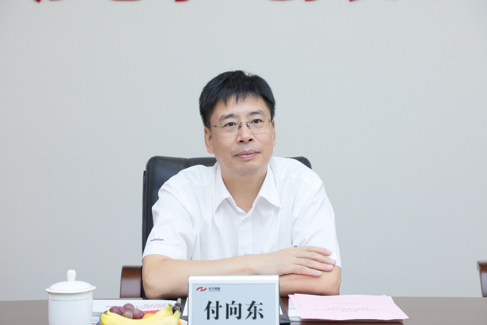 携手相助，同谋未来|利来老牌国际官网智能董事长付向东一行造访弘大爆破集团